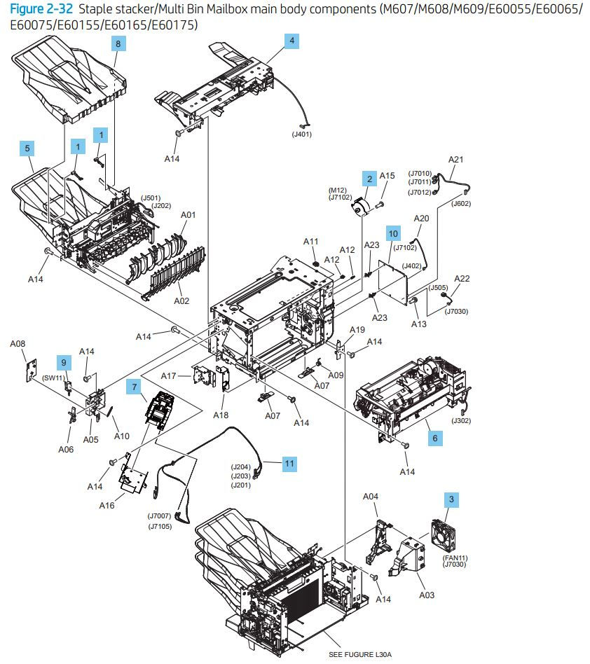HP M610 M611 M612 E60055 E60065 E60075 E660155 E60165 E60175 Laser