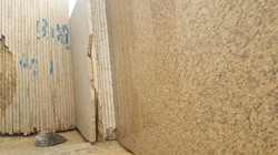 Desert Brown Granite Slab LOading
