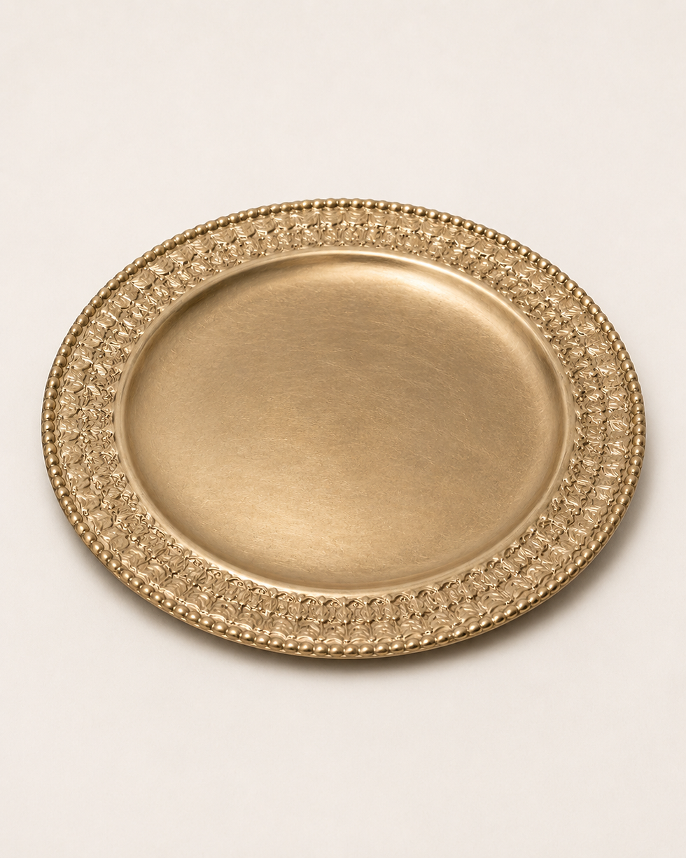 Thumbnail: Champagne & Black Luxe Table Setting Collection