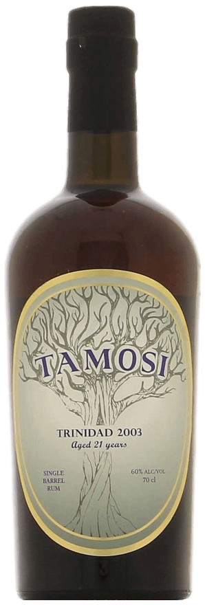 Bouteille de vieux rhum TAMOSI Trinidad 2003 21 Ans Single Cask Brut de Fût 60°
