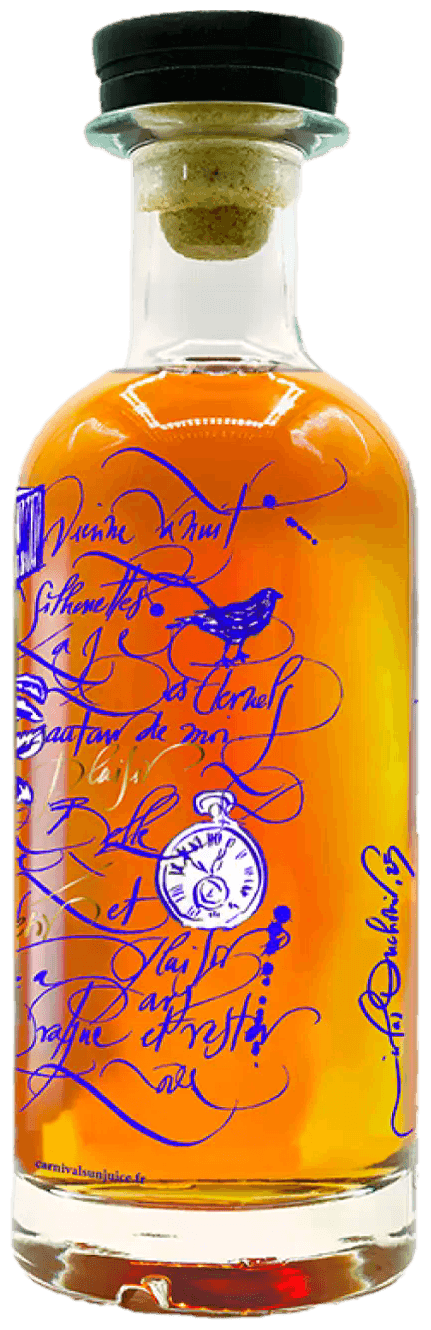 Miniature : Bouteille de CARNIVAL Cuvée Calligraphe Bally AOC Martinique 45°
