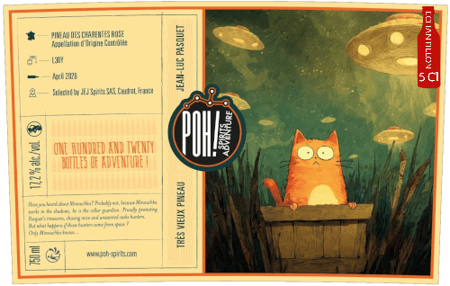 Bouteille de POH SPIRITS Pineau des Charentes 30 Ans Jean-Luc Pasquet 17.2°