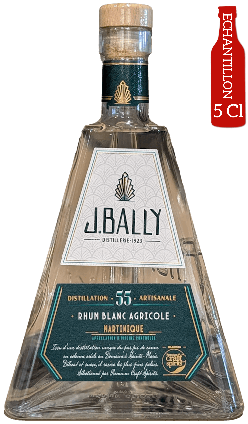 Bouteille de BALLY Rhum Blanc Agricole Pyramide 55°