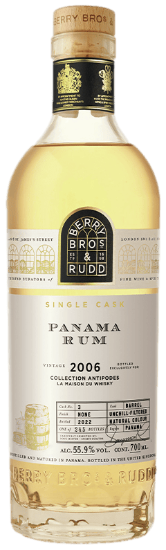 Bouteille de rhum PANAMA 16 ans 2006 Antipodes B.Bros