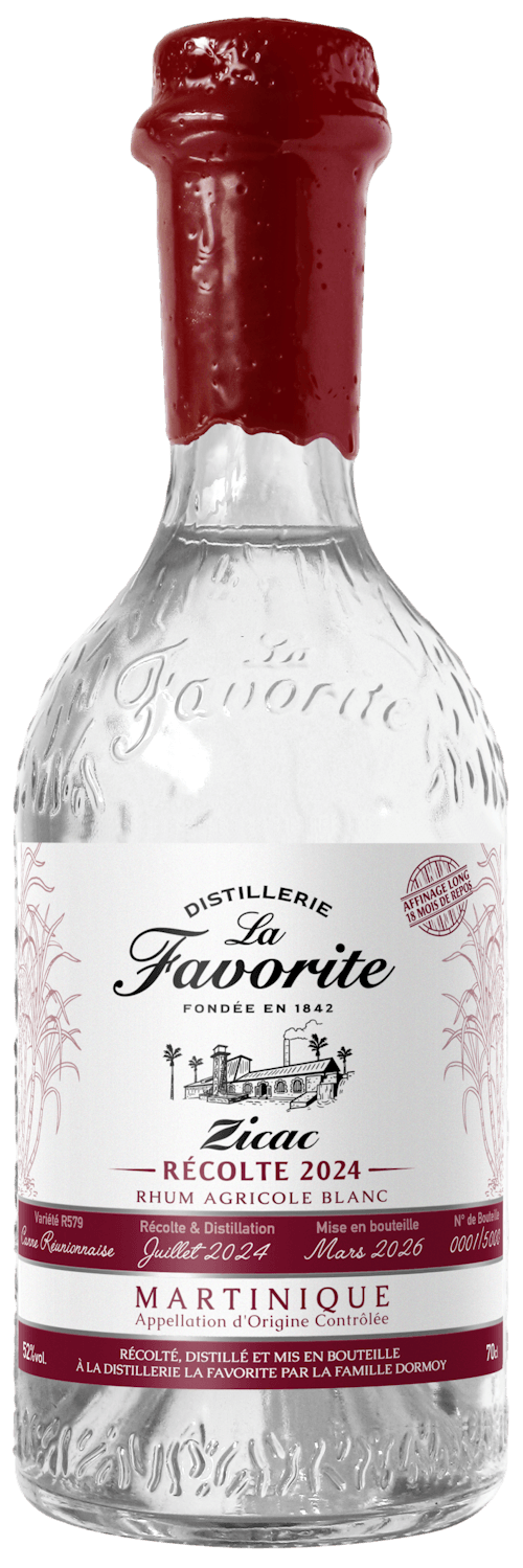 Bouteille de LA FAVORITE Monovariétal et Parcellaire Zizac 52°