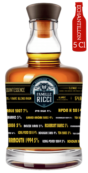 Bouteille de FAMILLE RICCI Quintessence 2025 54.8°