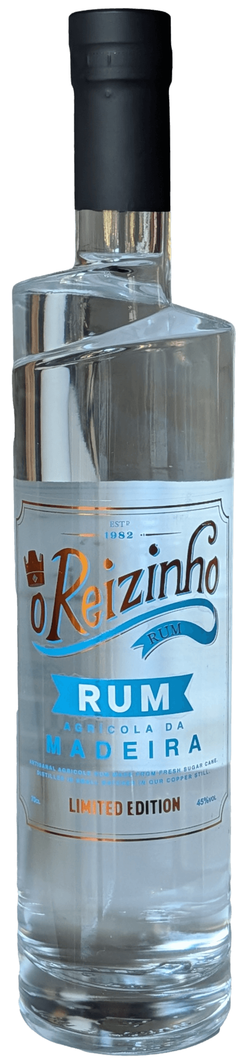 Bouteille de O REIZINHO Rhum Blanc Agricole Madère Small Batch 2022 45°