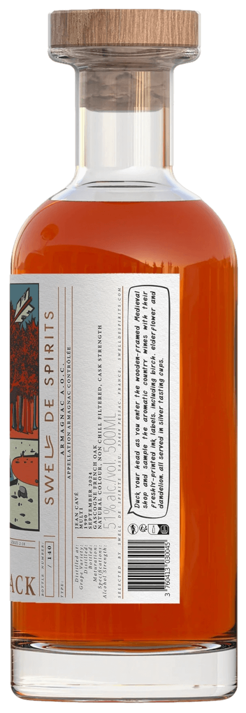Bouteille de SWELL DE SPIRITS Flashback Series #10 Armagnac 1990 Jean Cavé 51°
