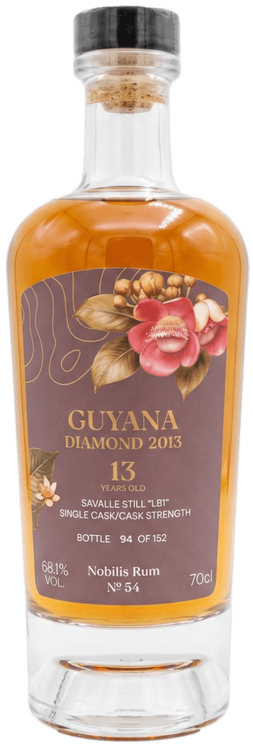 Bouteille de vieux rhum NOBILIS RUM #54 Guyana Diamond 13 Ans "La Bonne Intention" 2013 68.1°