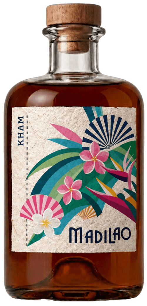 Bouteille de MADILAO Elevé Sous Bois Pur Jus de Canne "Kham" Fût Ex-Calavados 55.1°