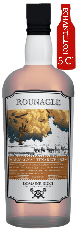 DOMAINE RICCI Armagnac Rounagle Ténarèze 1973 46.3°
