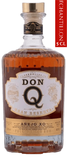 Bouteille de vieux rhum de Porto Rico DON Q Gran Reserva XO 40°