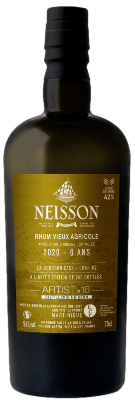 Bouteille de LA MAISON DU WHISKY Artist #16 6 ans 2020 Ex-Bourbon Cask Char #2 56°