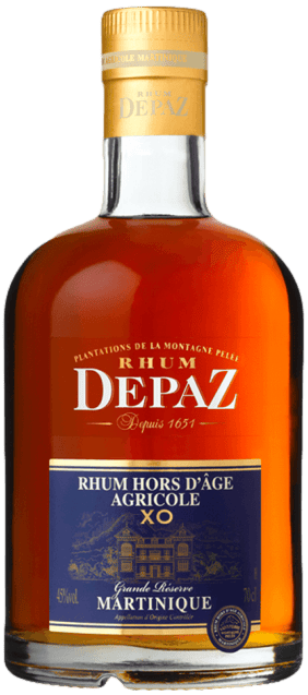 Bouteille de rhum de Martinique DEPAZ Rhum Vieux Agricole XO Grande Réserve 45°
