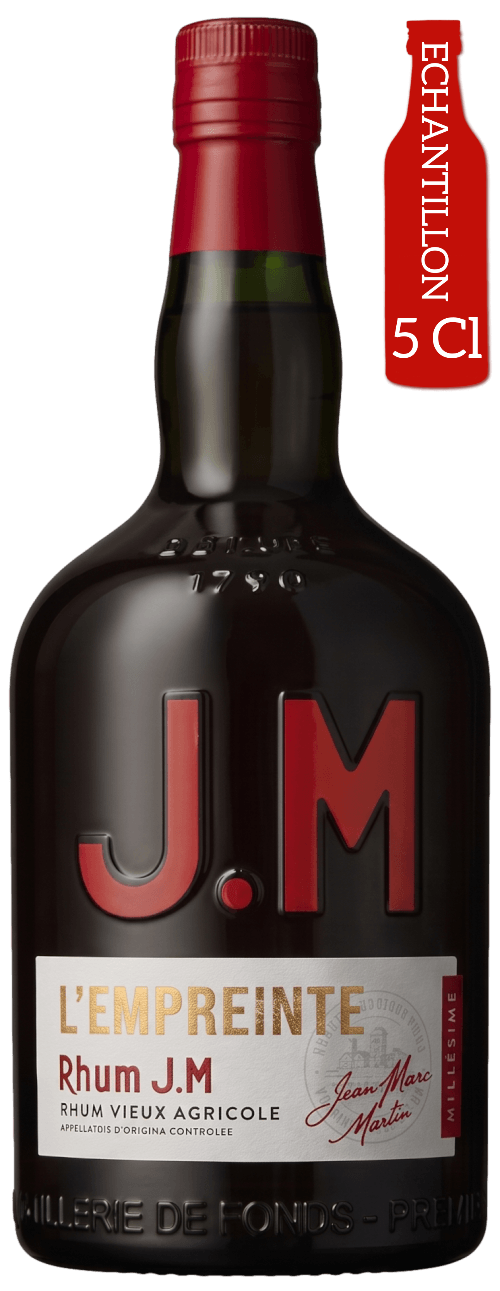 RHUM JM Rhum Vieux Agricole L'Empreinte 3 Ans 41.5°