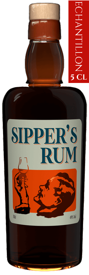 Bouteille de vieux rhum THE WHISKY JURY #116 Sipper's Rum 49°