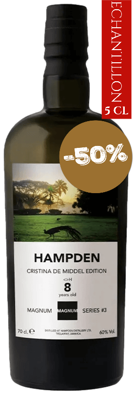 Bouteille de vieux rhum de Jamaïque HABITATION VELIER Magnum Series #3 Hampden 8 Ans 2017 <>H 60°
