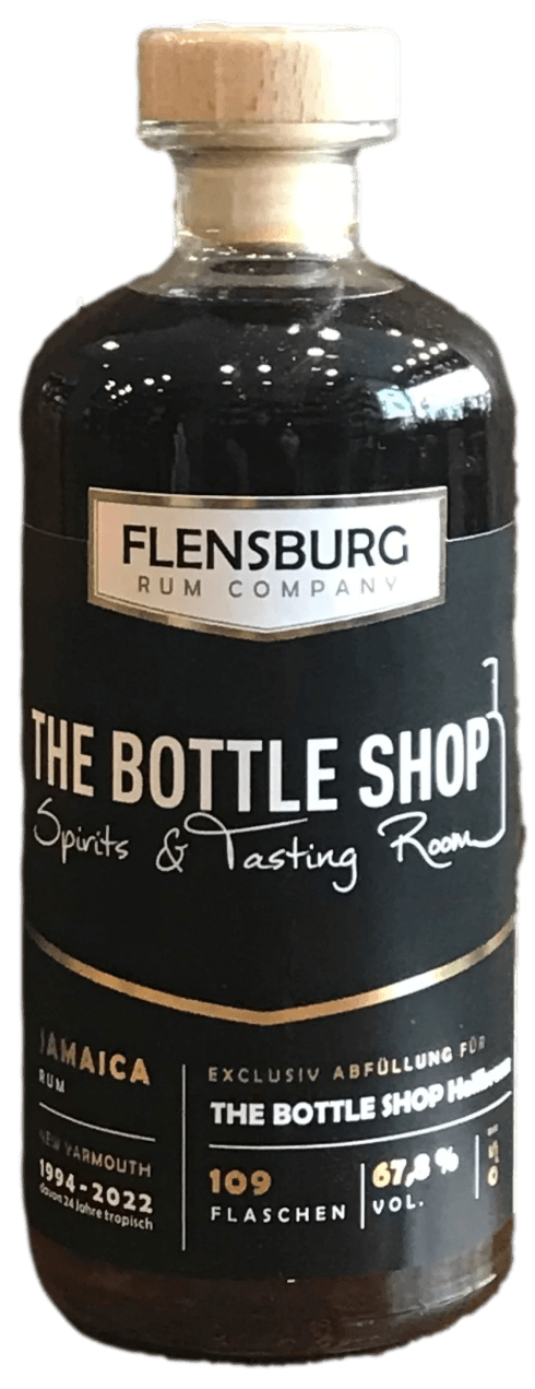 Bouteille de vieux rhum jamaïcain THE BOTTLE SHOP x FRC New Yarmouth 1994/2022 67.8°