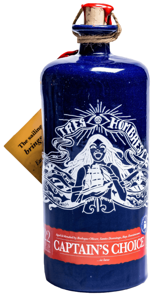 Bouteille de vieux rhum TRES HOMBRES Captain's Choice Hispanola 26 Ans Edition 59 2022 61,3°