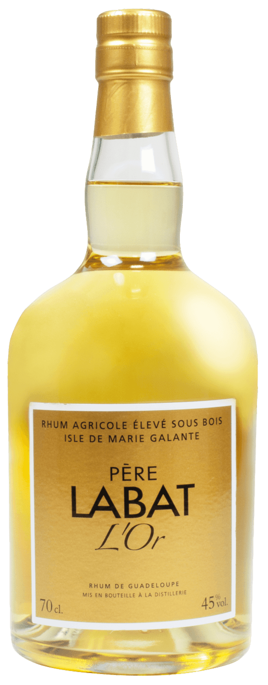 Bouteille de rhum Père Labat L'Or