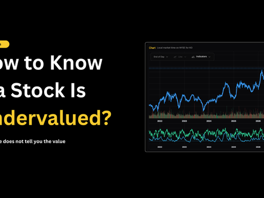 How to Know If a Stock Is Undervalued?