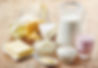 Various fresh dairy products