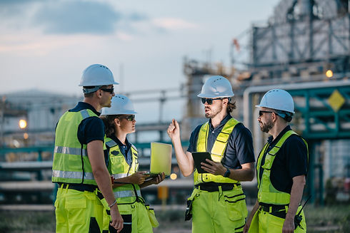 Professional Engineer Team Working