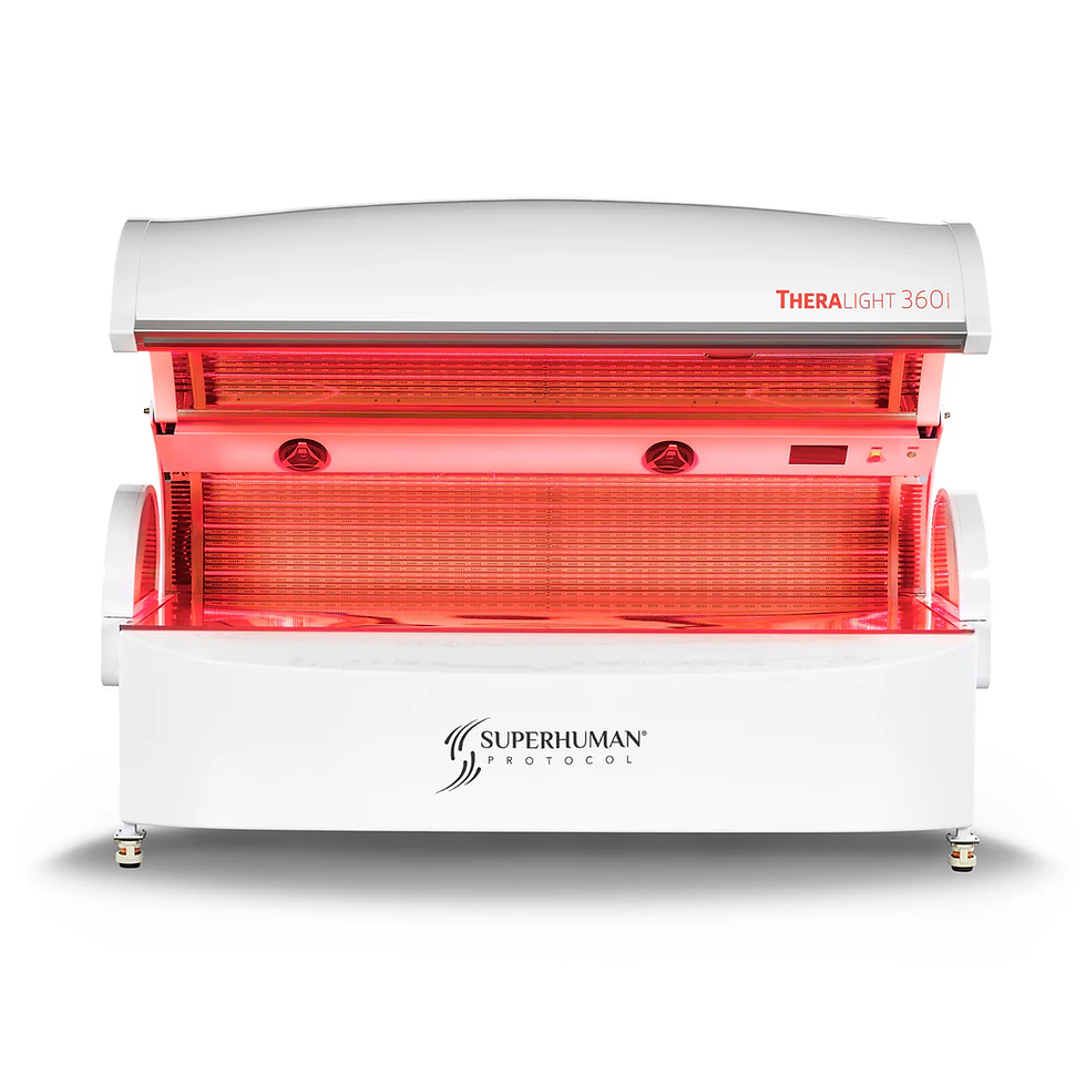 The red light therapy bed