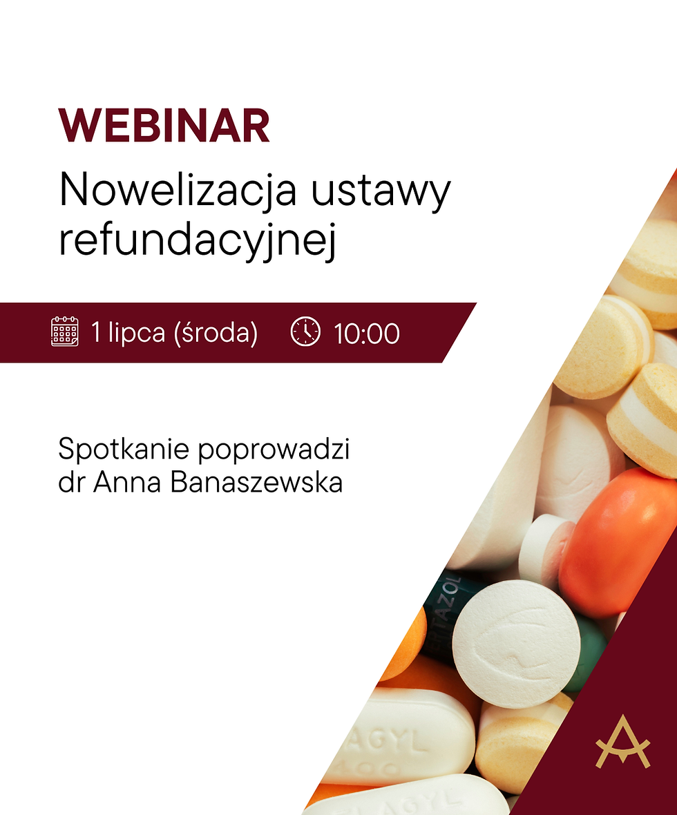WEBINAR: Nowelizacja ustawy refundacyjnej
