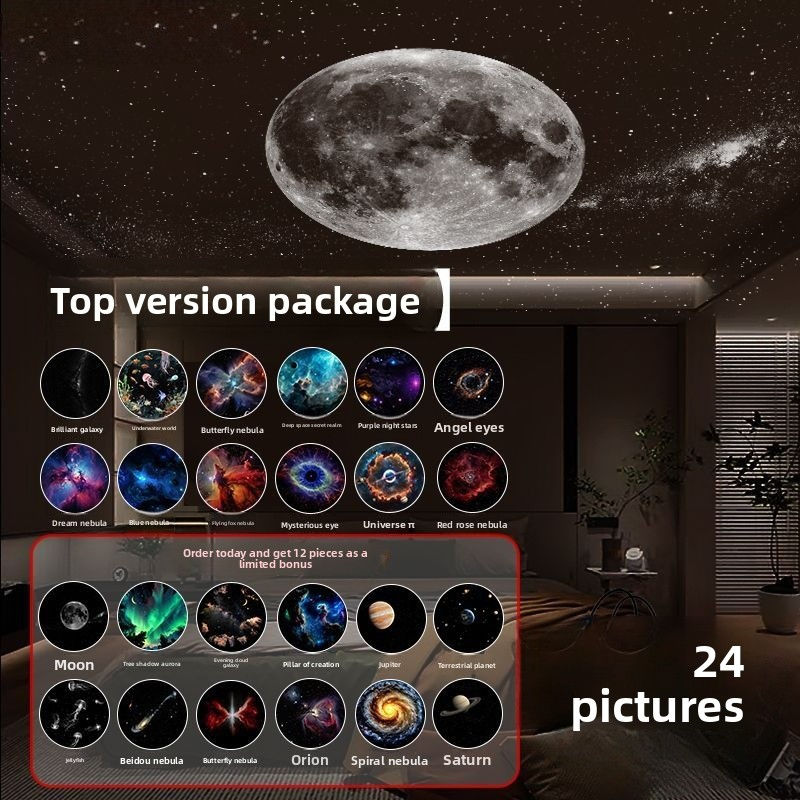 Thumbnail: Mini Projector Night Light with Starry Sky Effect