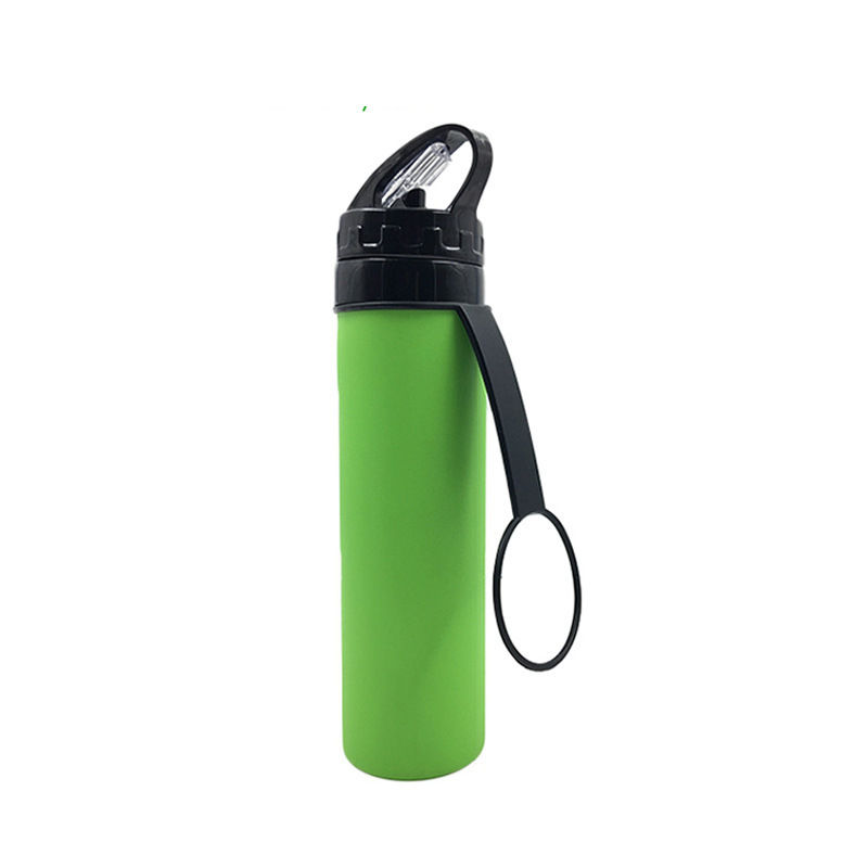 Thumbnail: Collapsible Silicone Water Bottle Portable Travel Cup