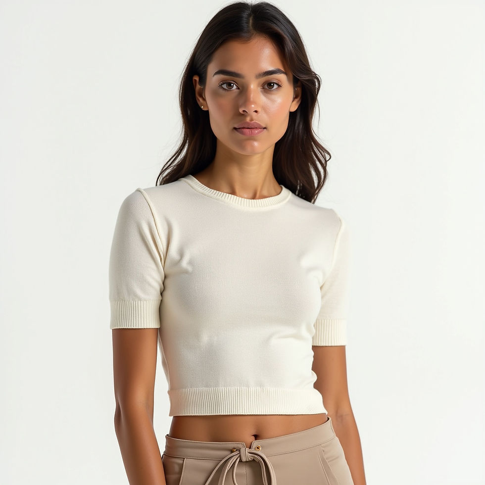 Soft Knit Cropped Top