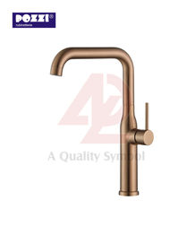 Brushed Rose Gold Extended Basin Mixer 