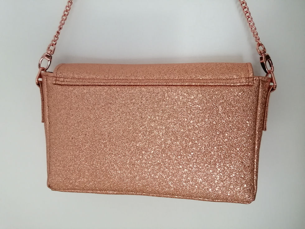 Miniature : Mini sac or rosé