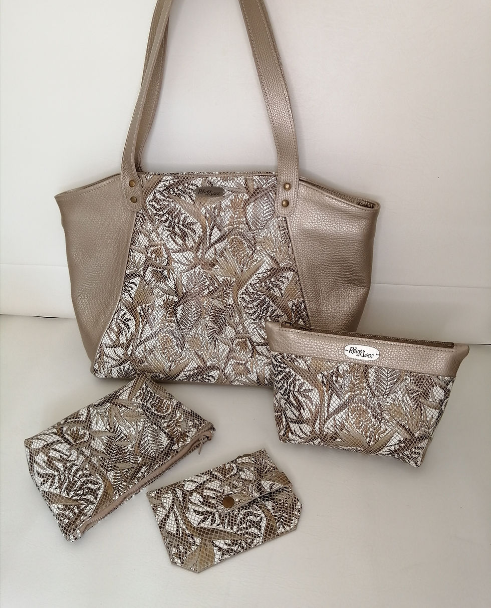 Miniature : Sac cabas aux Strelitzias