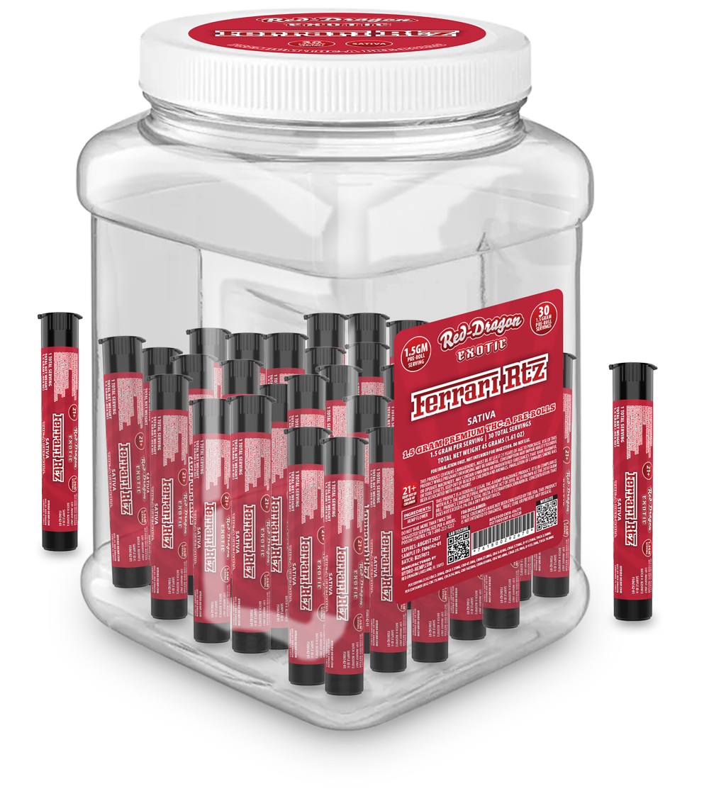 THC-A Exotic 1.5G  Ferrari Rtz | 1.5G Pre-Roll