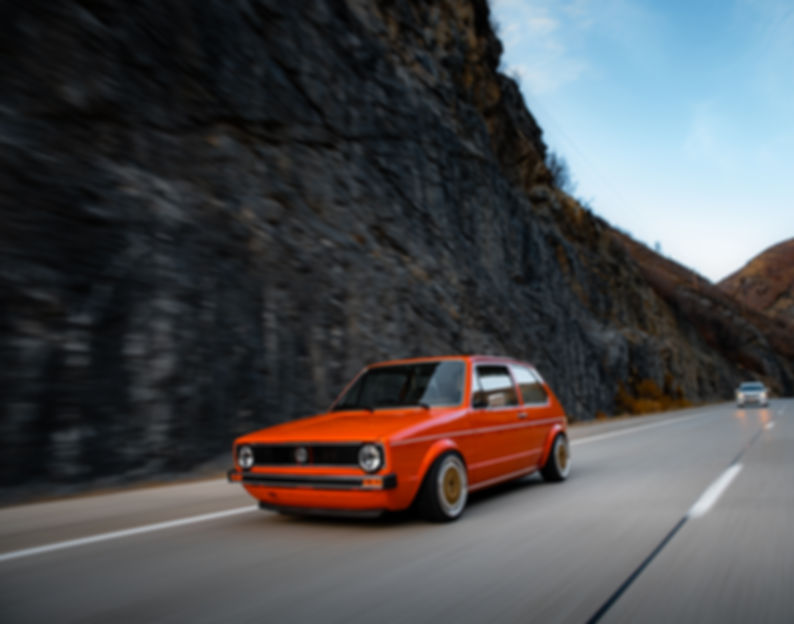 11" x 14" 1979  VW Rabbit Metallic Photo Print
