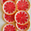 Thumbnail: Ceramic pink grapefruit plate