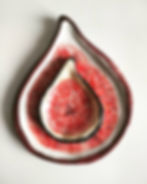Thumbnail: Small Fig plate - Fruit Collection