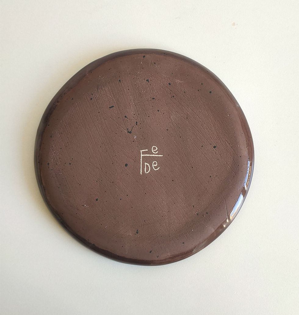 Thumbnail: Ceramic Kiwi plate 20 cm
