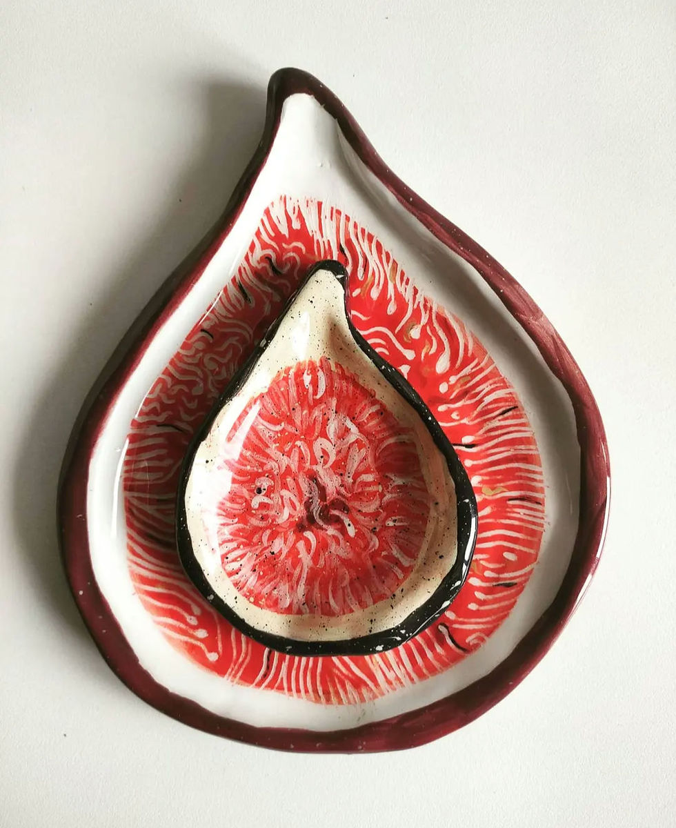 Thumbnail: Ceramic Fig plate 20 cm