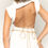 Thumbnail: 'S.F.W' BACKLESS  CROP TOP