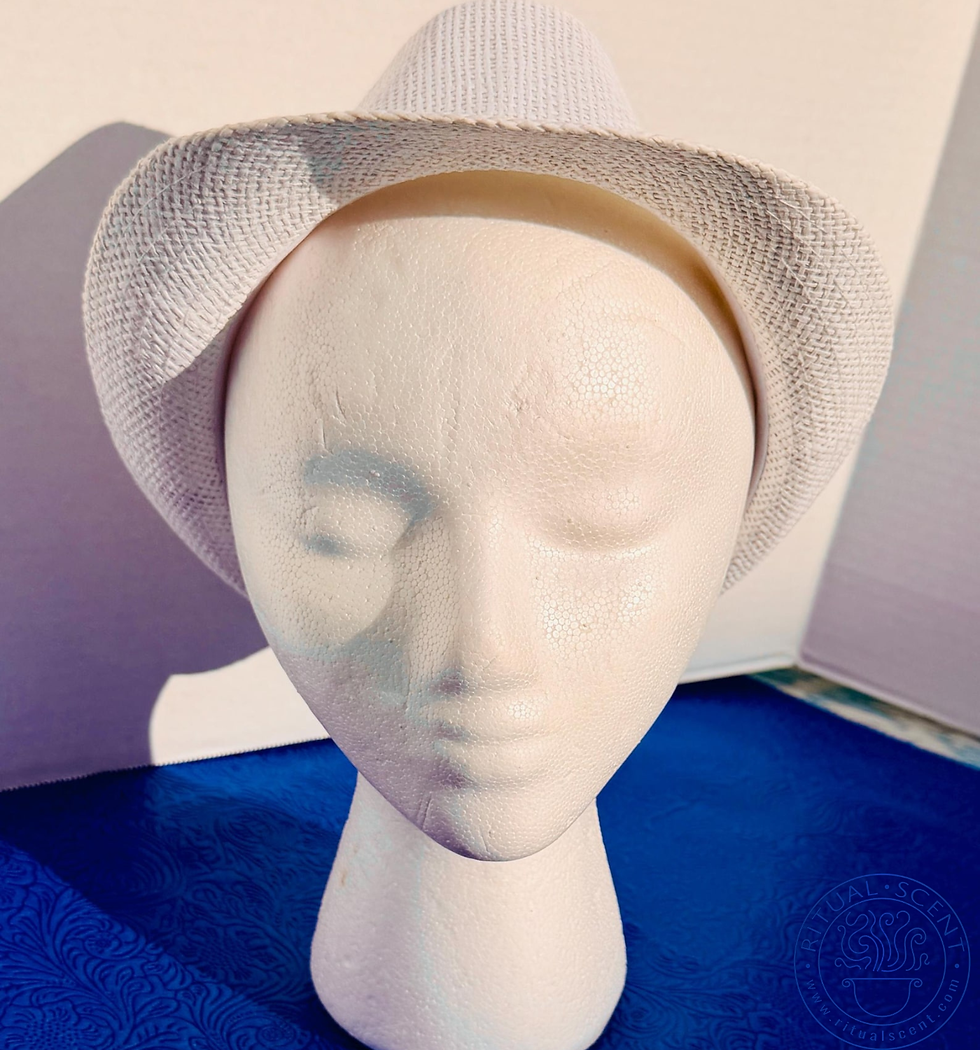 Thumbnail: Iyawo White Hat Male Yawo Santeria Orisha Gorro Sombrero Lucumi Headwear