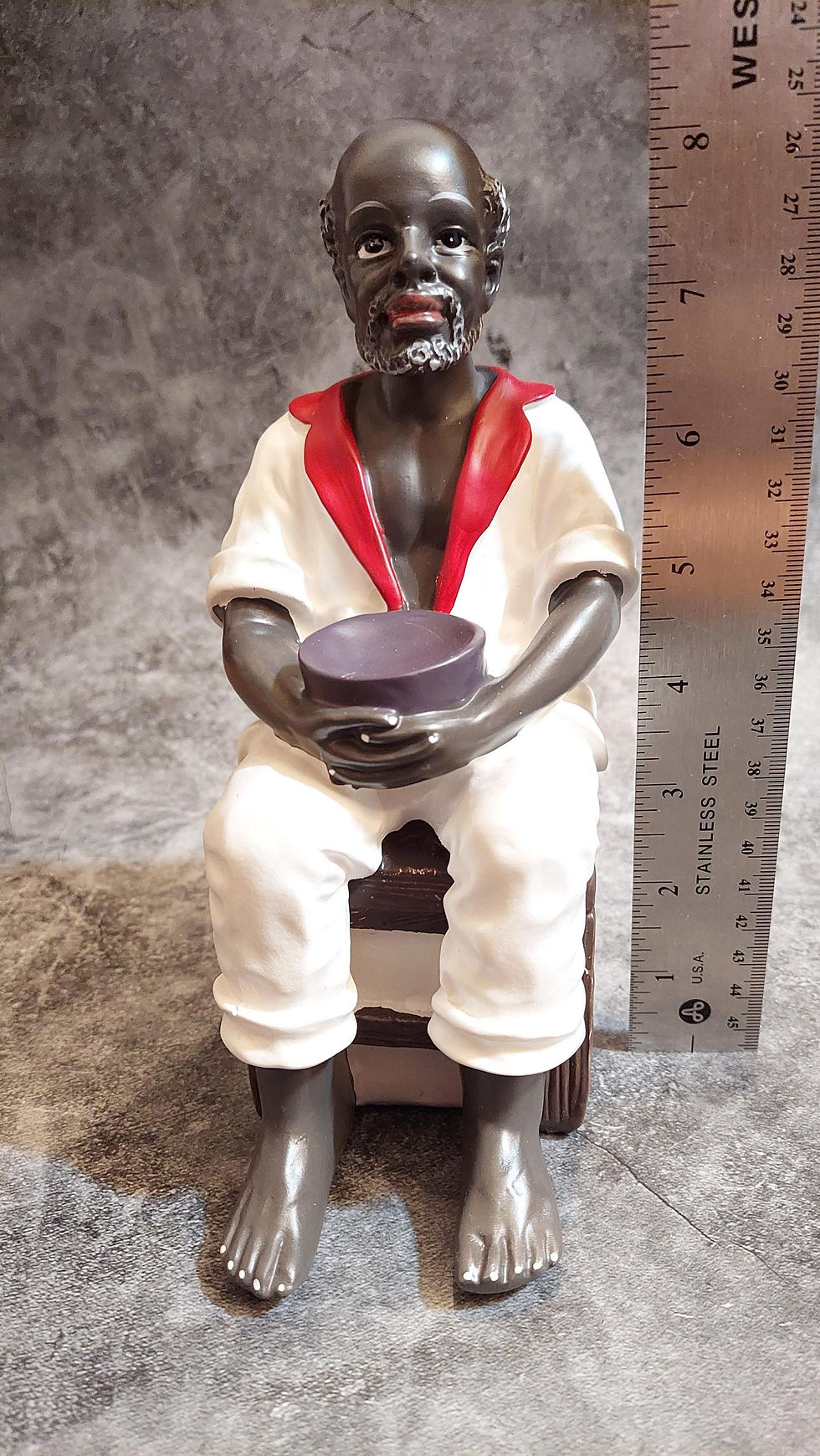 Thumbnail: Eggun Muerto Statue Pair 8" Male & Female