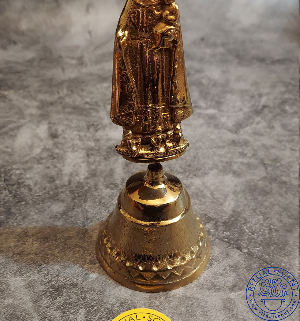 Thumbnail: Brass Caridad del Cobre 7" Oshun Bell