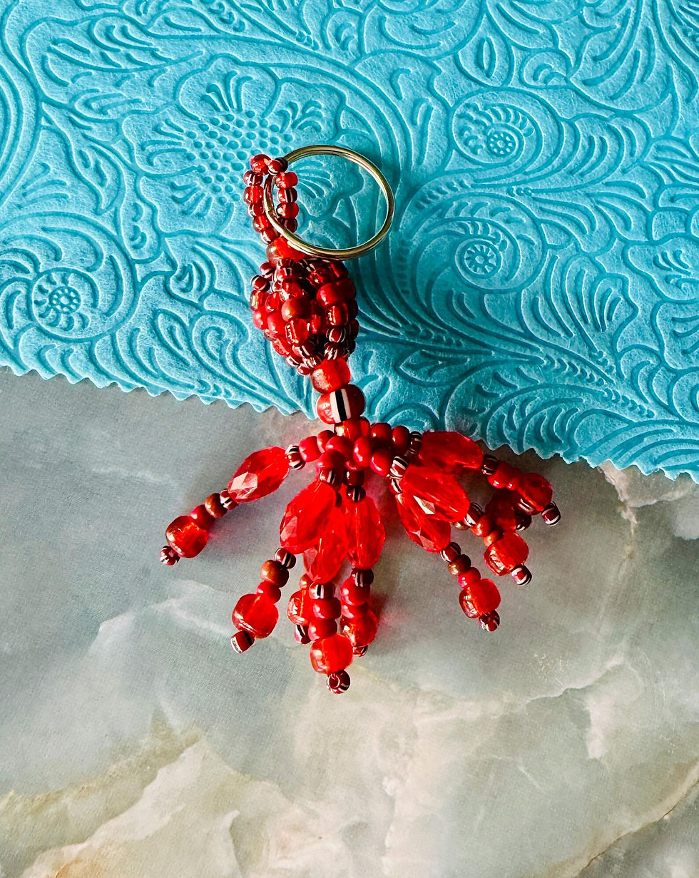 Thumbnail: Oya Beaded Keychain