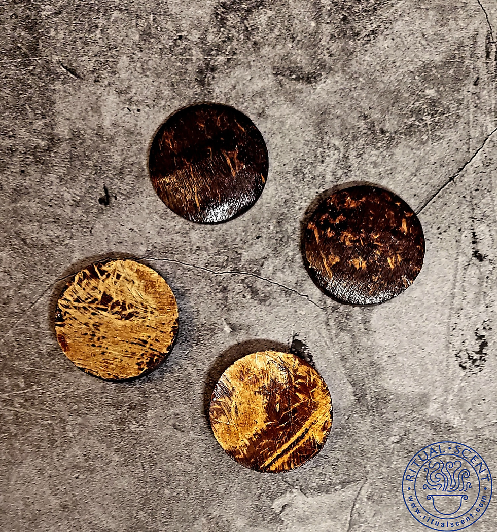 Thumbnail: Wooden Divination Tokens Set