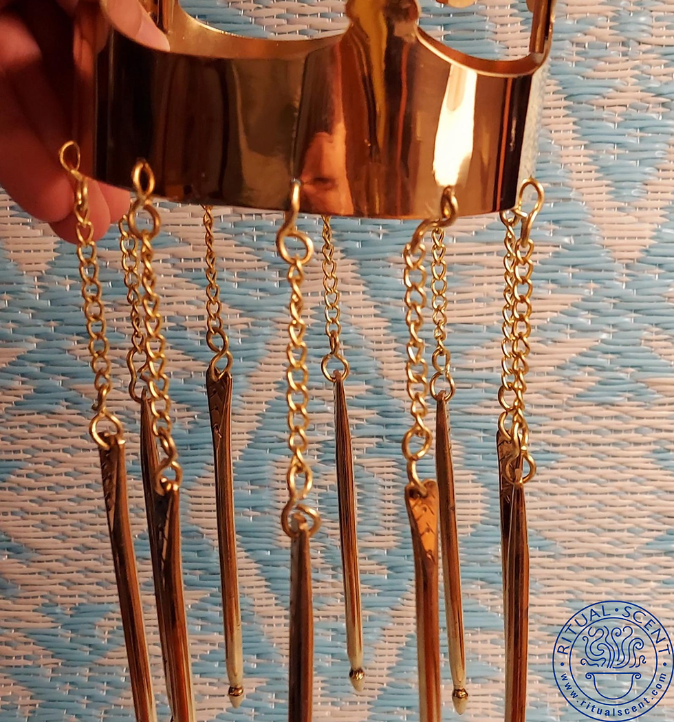Thumbnail: Oshun Brass Crown Handmade | Yoruba Ochun Orisha Crown