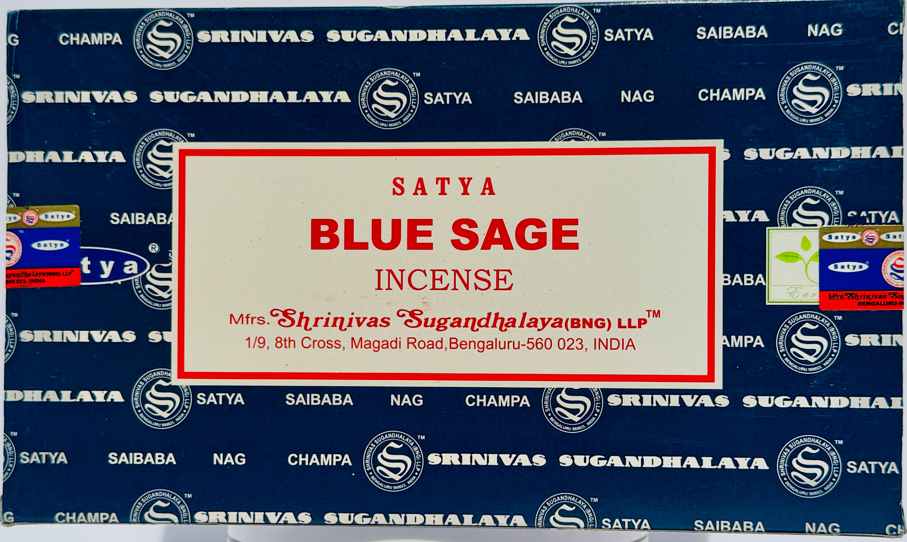 Satya Sai Blue Stage Incense Sticks x 12 Boxes Bulk Pack