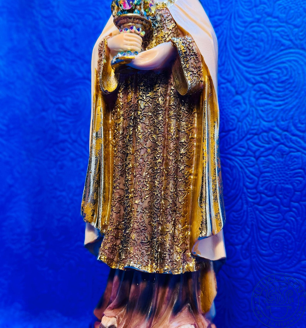 Thumbnail: Saint Claire Klèmezin Klèmèy 12 Inch Jeweled Haitian Vodou Statue